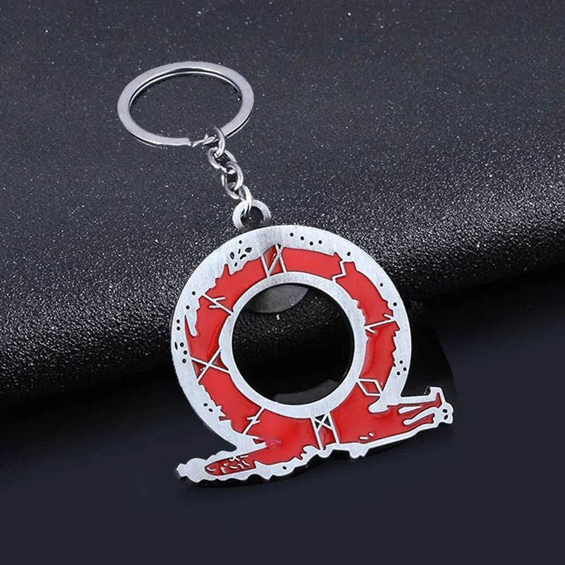 New God of War Ragnarok Keychain Kratos Ares Thor's Hammer Mjolnir Blades of Exile Leviathan Axe Weapon Penant Key Chain Jewelry - HORA GIFT