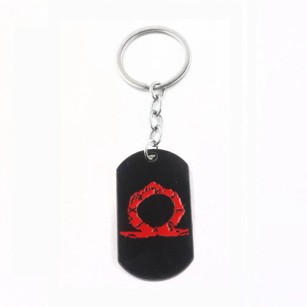 New God of War Ragnarok Keychain Kratos Ares Thor's Hammer Mjolnir Blades of Exile Leviathan Axe Weapon Penant Key Chain Jewelry - HORA GIFT