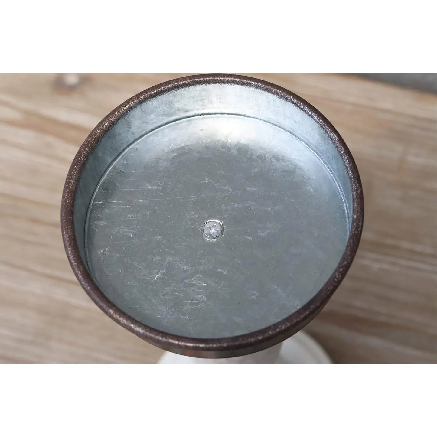 Paris Loft White Distressed Carved Wooden Pillar Candle Holder for Table Mantle, Shabby Chic Wooden Candle Holder Stick Stand fo