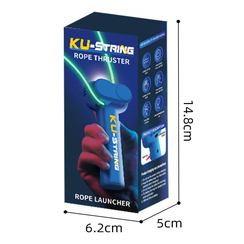 String Rope Glow in The Dark String Rope Launcher Luminous Portable Handheld String Stress Relief Toy For Kids Party Gift - HORA GIFT