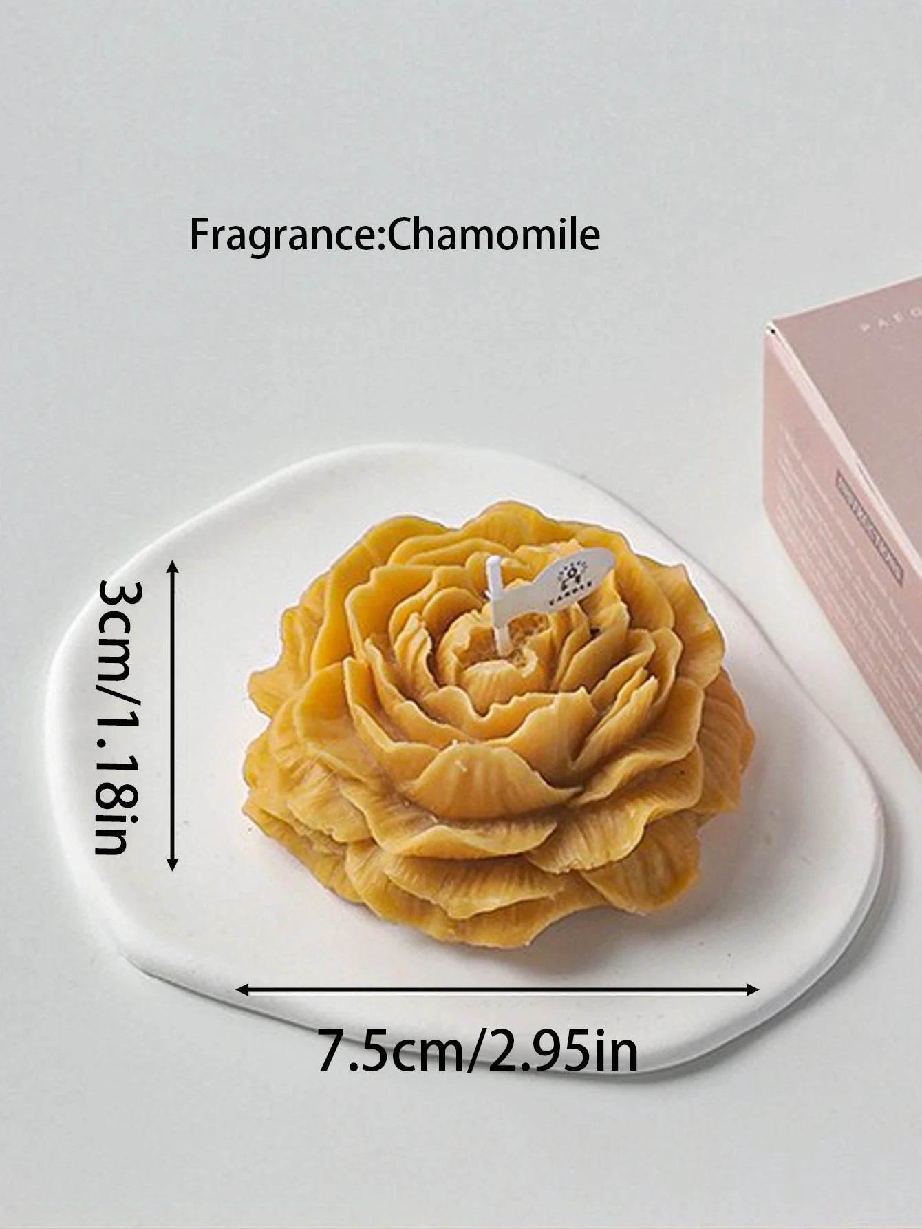 3D Peony Aromatic Candle Creative Flower Shape - HORA GIFT