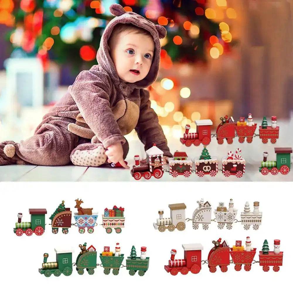 Christmas Train Merry Christmas Decorations For Home - HORA GIFT
