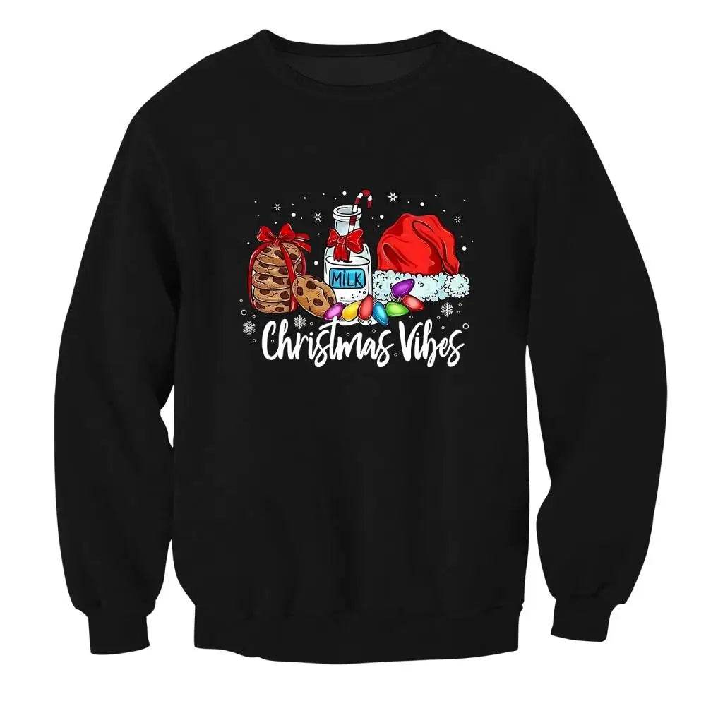 Dwarfs Christmas Cosplay Sweatshirt Xmas Gingerbread Man Couple Pullover Costume Holiday Party Hoodie Autumn Men Women Clothing - HORA GIFT