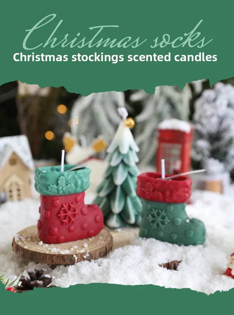 Christmas Stockings Aromatherapy Candles Christmas - HORA GIFT