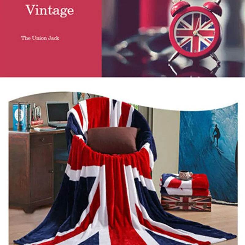 Bed Blankets-Warm and Plush Throw for Sofas, Sofas, Cars, and Travel-Machine-washed English Style Blankets - HORA GIFT