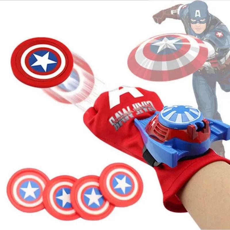 Marvel Anime Launcher Glove Toy Spider Man Hulk Iron Man Glove Cosplay Costume Launchers Gloves - HORA GIFT
