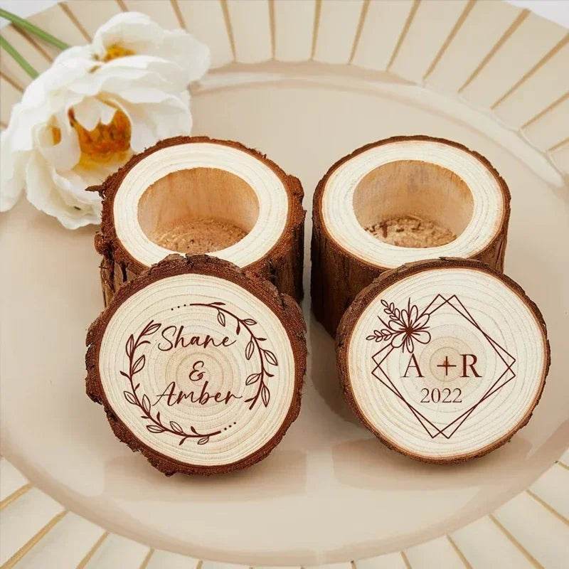 Free Custom Wedding Ring Box - HORA GIFT