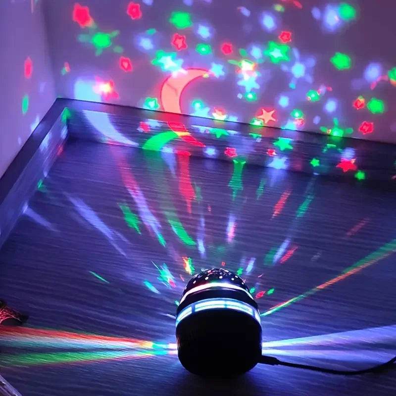 LED Starry Sky Night Lights USB Rotating Projector Lamp Magic - HORA GIFT