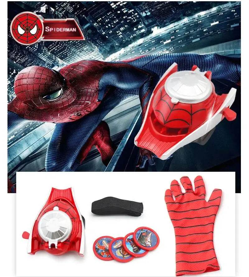 Marvel Anime Launcher Glove Toy Spider Man Hulk Iron Man Glove Cosplay Costume Launchers Gloves - HORA GIFT