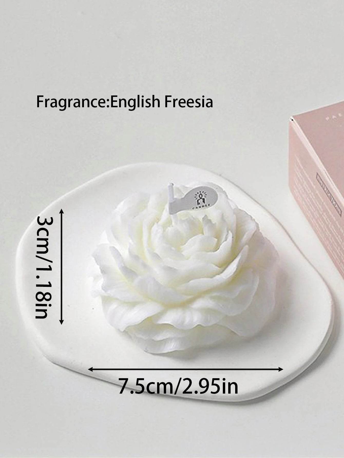 3D Peony Aromatic Candle Creative Flower Shape - HORA GIFT