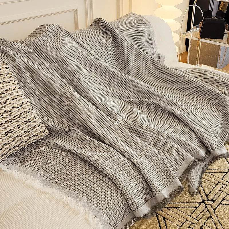 Nordic Sofa Throw Blankets Outdoor Camping Picnic Large Blanket - HORA GIFT