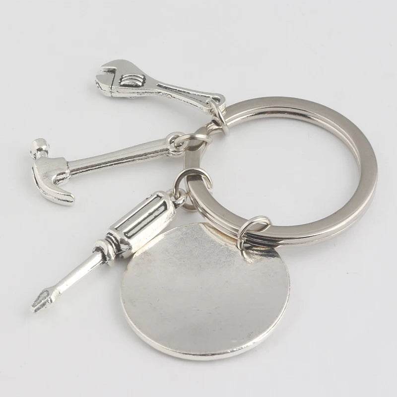 If Dad Cant Fix It No One Can Hand Tools Keychain Fathers Day Pendant Key Chain - HORA GIFT