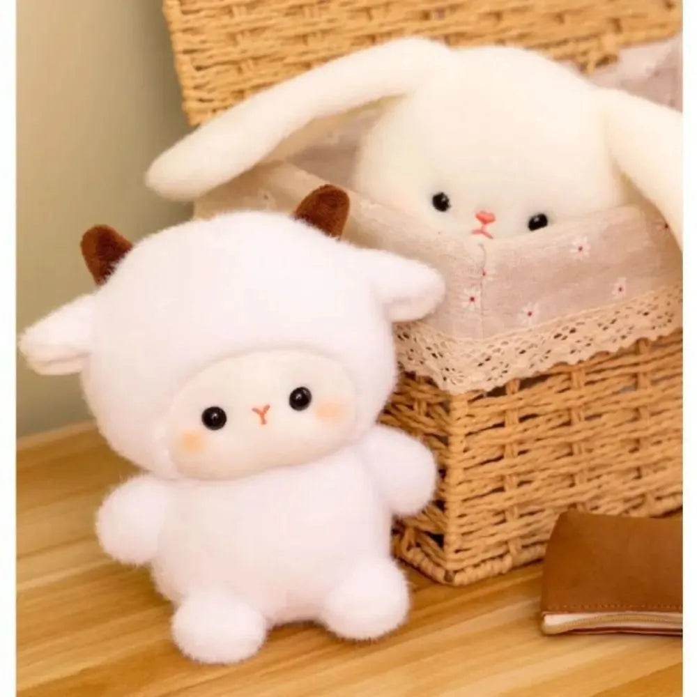 Soft Animal Series Plush Doll Pillow Elephant Pig Dog Sheep Mouse Monkey Cute Plush Toy - HORA GIFT