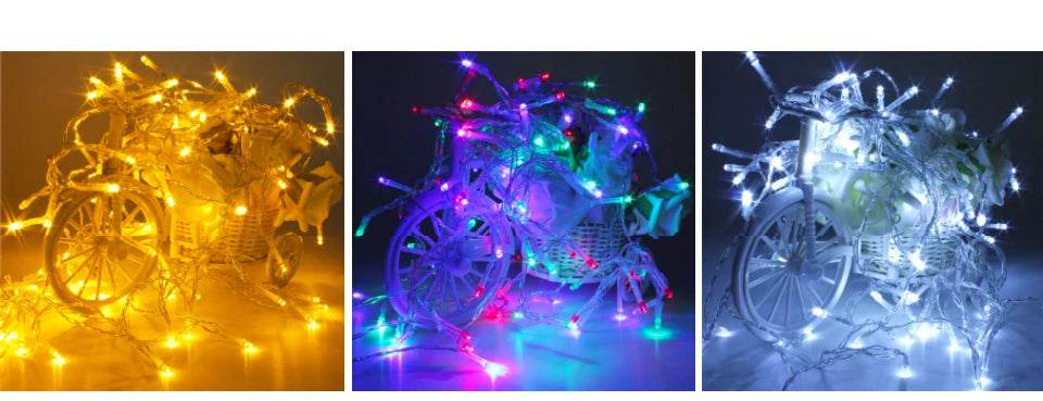 Christmas Tree Decorations Led Fairy String Lights Garlands - HORA GIFT