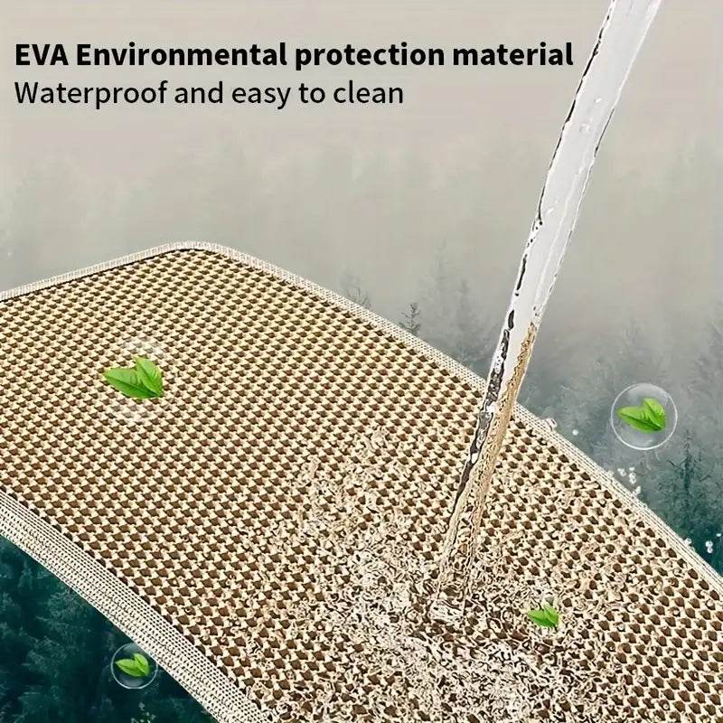 1Pc Large Size Cat Litter Mat-Advanced Honeycomb Double Layer Design - HORA GIFT