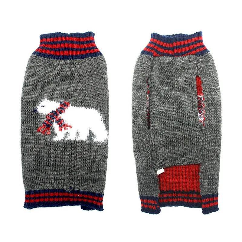 Dog Sweater Christmas Winter Warm Dog Clothes Xmas Outfit for Dogs Puppy Coat Dog - HORA GIFT