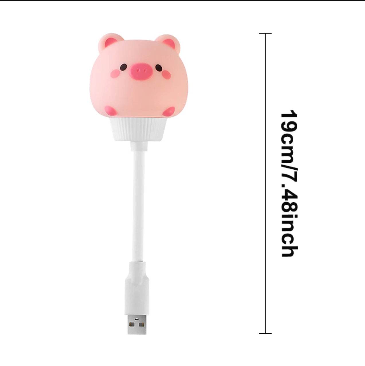 USB Night Light LED Cute Cartoon Night Lamp Bear Chick Kitten for Baby Kid Bedroom Decoration Bedside Lamp - HORA GIFT