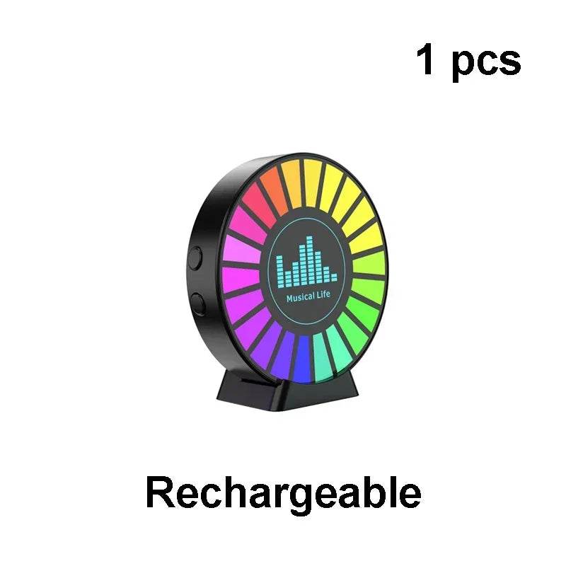 Aromatherapy Magnetic Pickup Lamp Colorful Ambient Air Fresher Round RGB Lights Rechargeable for Car Air Outlet or Room - HORA GIFT