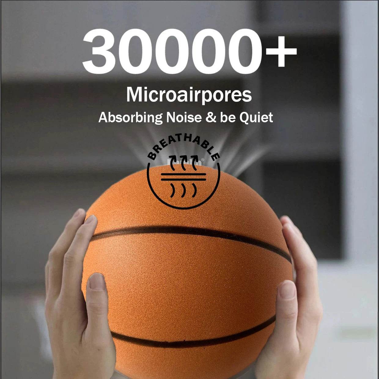 Silent Ball Dribbling Quietly Bounce Basketball No Noise - HORA GIFT