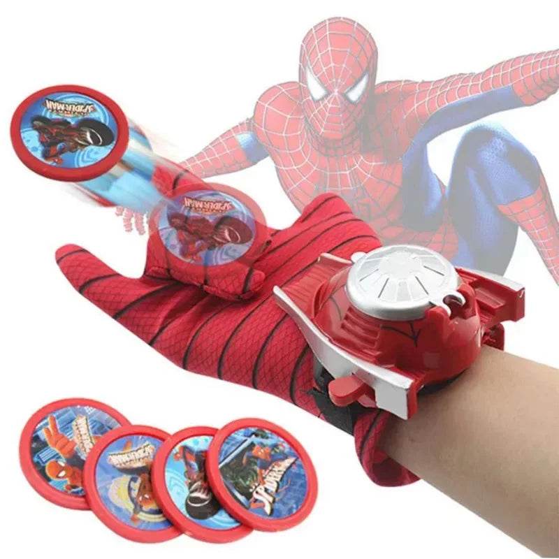 Marvel Anime Launcher Glove Toy Spider Man Hulk Iron Man Glove Cosplay Costume Launchers Gloves - HORA GIFT