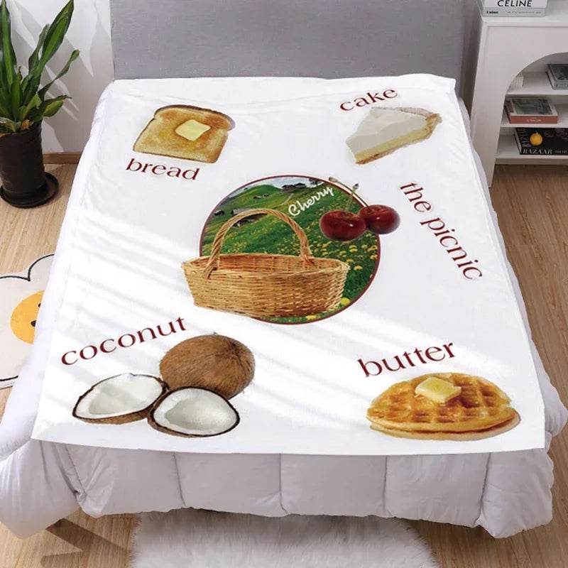 Nordic Throw Blankets Home Decor Flannel Bed Blanket - HORA GIFT