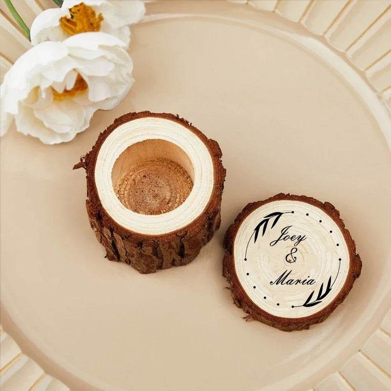 Free Custom Wedding Ring Box - HORA GIFT