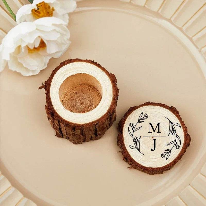 Free Custom Wedding Ring Box - HORA GIFT