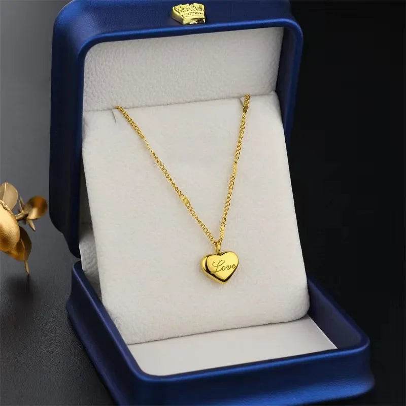 Simple Sweet Love Pendant Necklace Jewelry - HORA GIFT