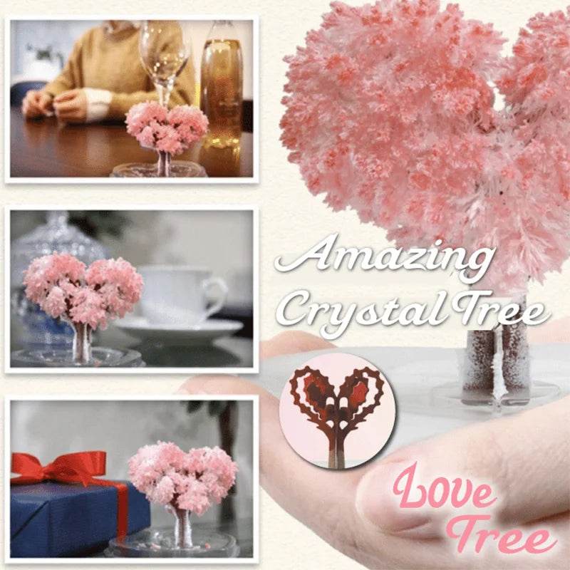 Christmas Growing Tree Interesting al Growth Tree Tabletop Toys for Kids Adults Xmas New Year Gift - HORA GIFT
