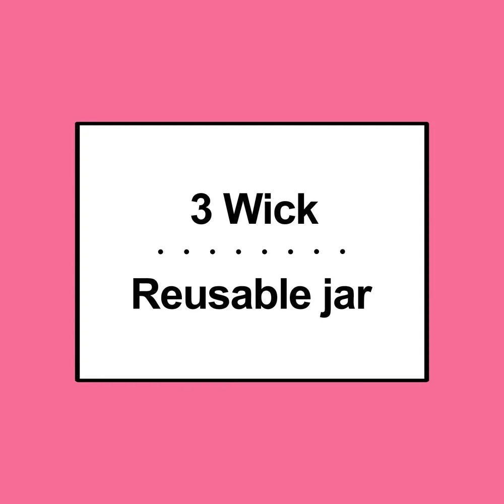 3-Wick Juicy Watermelon Scented Candle Paraffin Blend Wax 14-Ounce Container Long Lasting 65 Hours Burn Time Perfect Gift Home