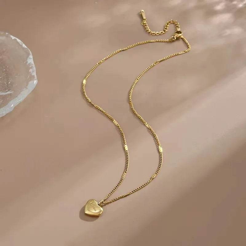 Simple Sweet Love Pendant Necklace Jewelry - HORA GIFT