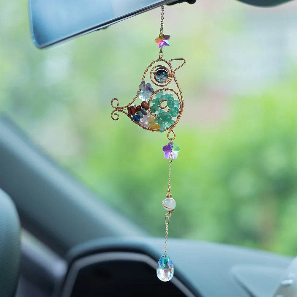 Crystal Wind Chime Suncatcher - HORA GIFT