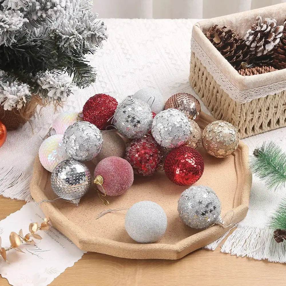 16pcs/box 6CM Christmas Ball - HORA GIFT
