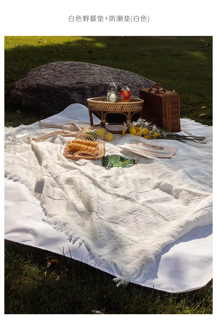 Nordic Sofa Throw Blankets Outdoor Camping Picnic Large Blanket - HORA GIFT