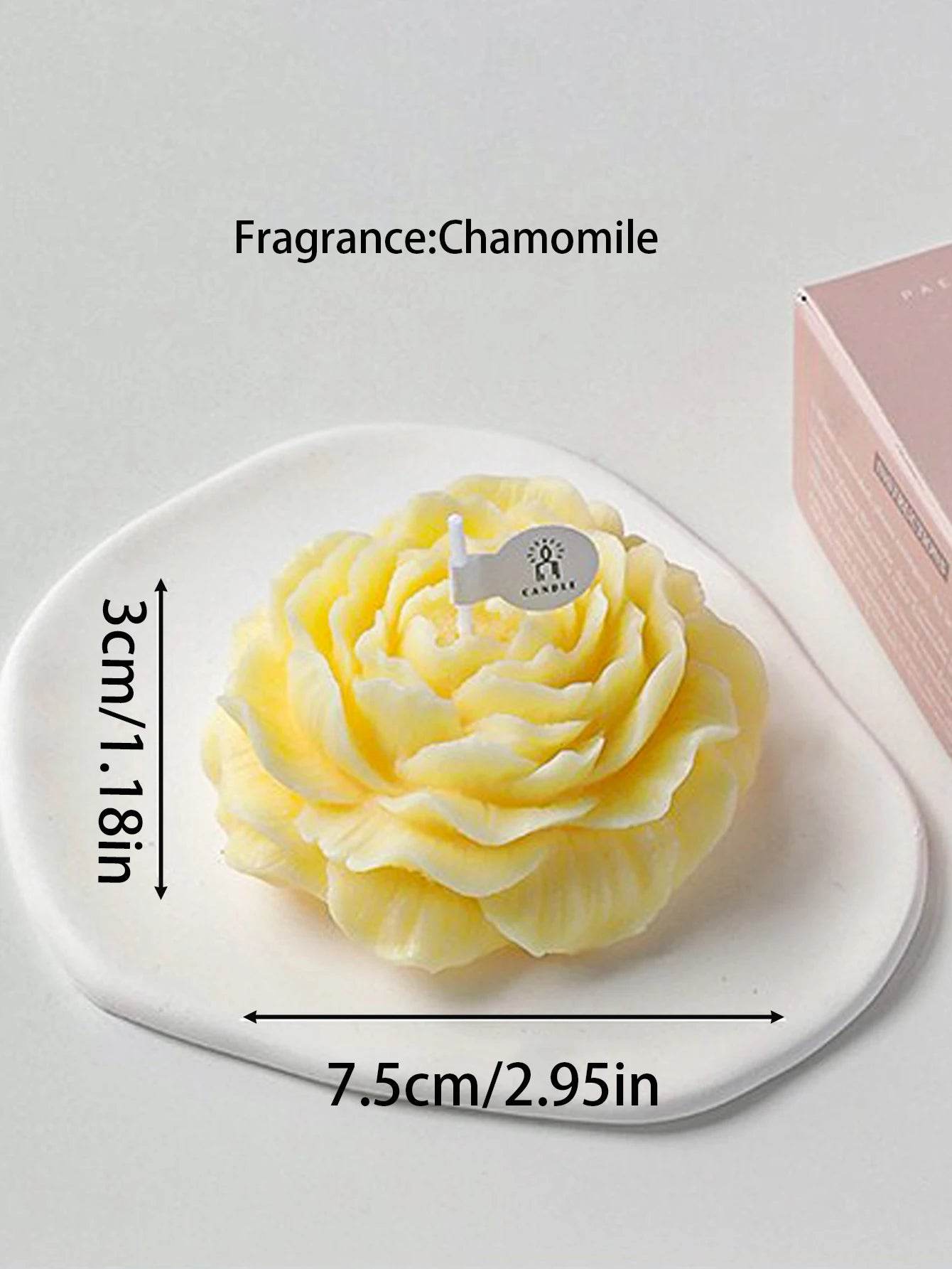 3D Peony Aromatic Candle Creative Flower Shape - HORA GIFT