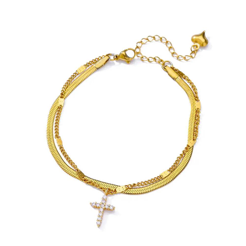 Elegant Zircon Flowers Bracelet - HORA GIFT