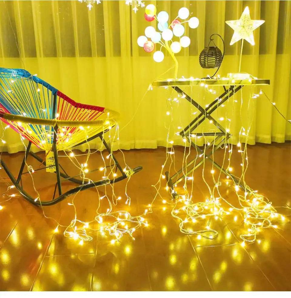 Christmas Tree Decorations Led Fairy String Lights Garlands - HORA GIFT