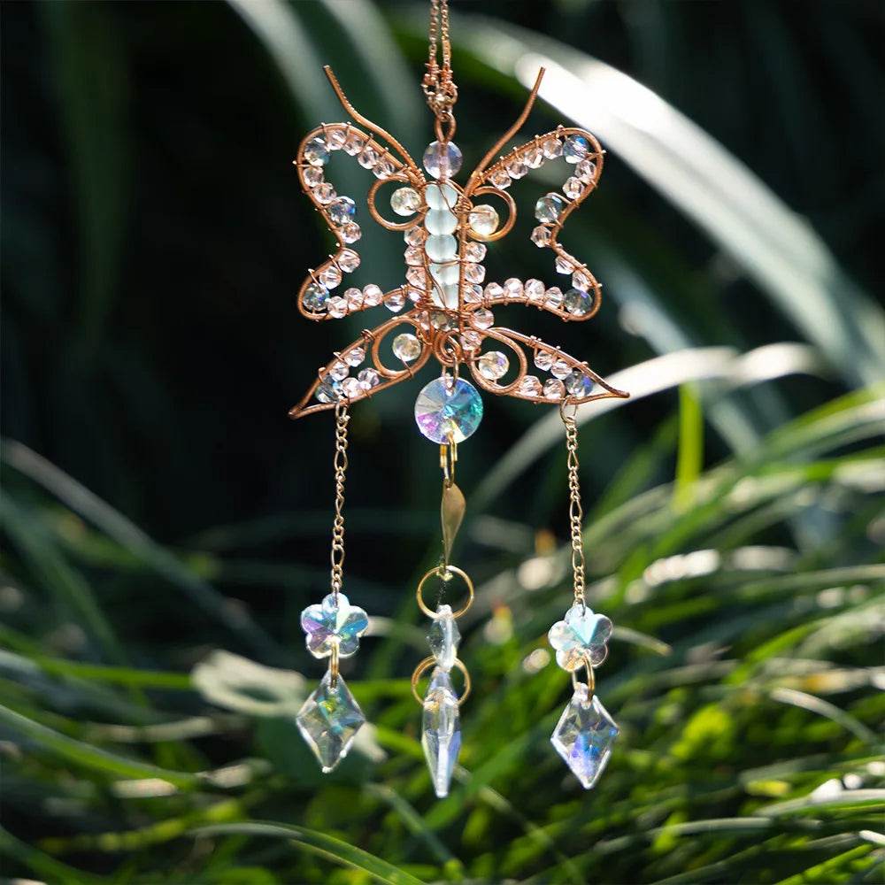 Crystal Wind Chime Suncatcher - HORA GIFT