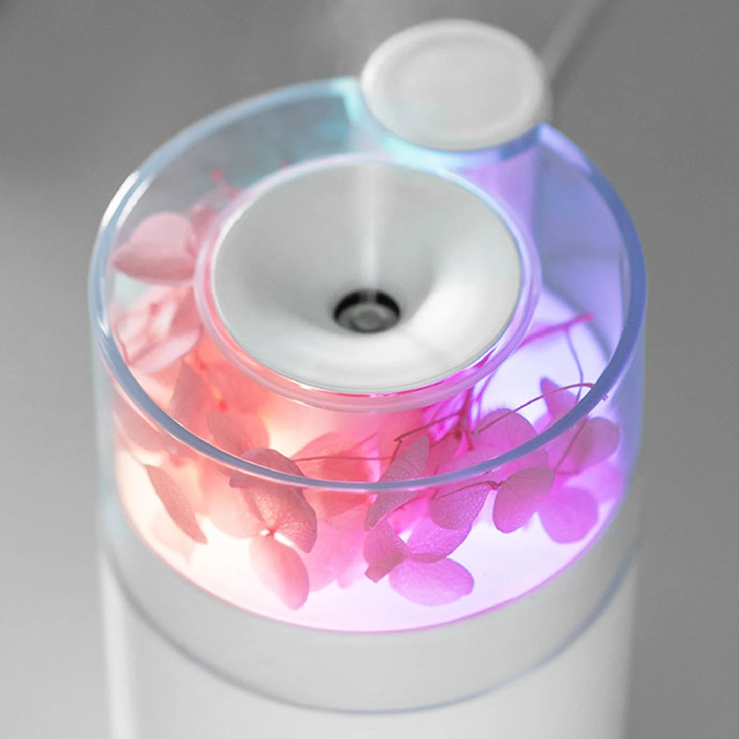 Mini Air Humidifier 180ML Portable Small Humidifier with 7 Colors Night Light Personal Humidifier for Home Bedroom Office Yoga