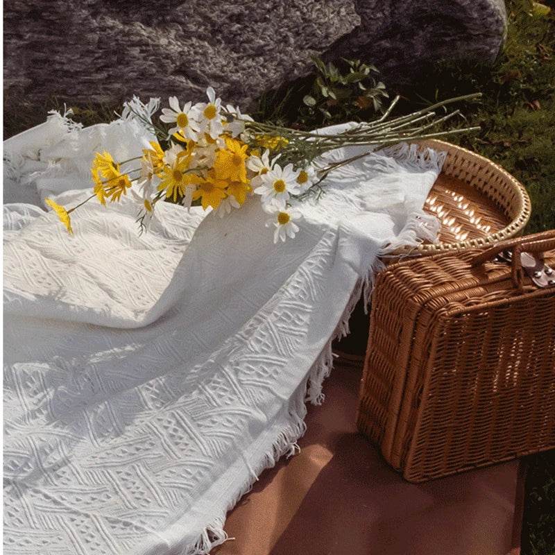 Nordic Sofa Throw Blankets Outdoor Camping Picnic Large Blanket - HORA GIFT