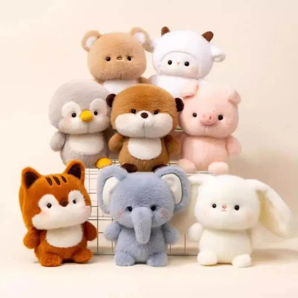Soft Animal Series Plush Doll Pillow Elephant Pig Dog Sheep Mouse Monkey Cute Plush Toy - HORA GIFT