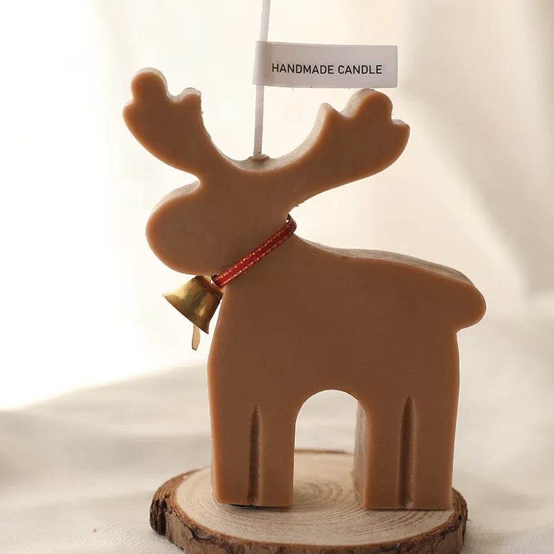 Christmas Candles Scented Deer Candles Home Decoration Merry Christmas Scented Candles Giving Festival Gift For Home New Year - HORA GIFT