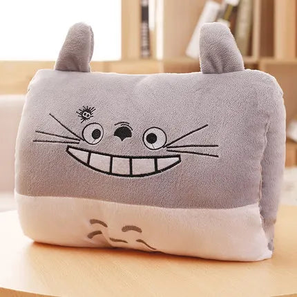 Children's Plush Pillows Hand Warmers Gloves Adults Cartoon Nap Pillows Cushions Creative Hand Warmers Plush Children's Day Gift