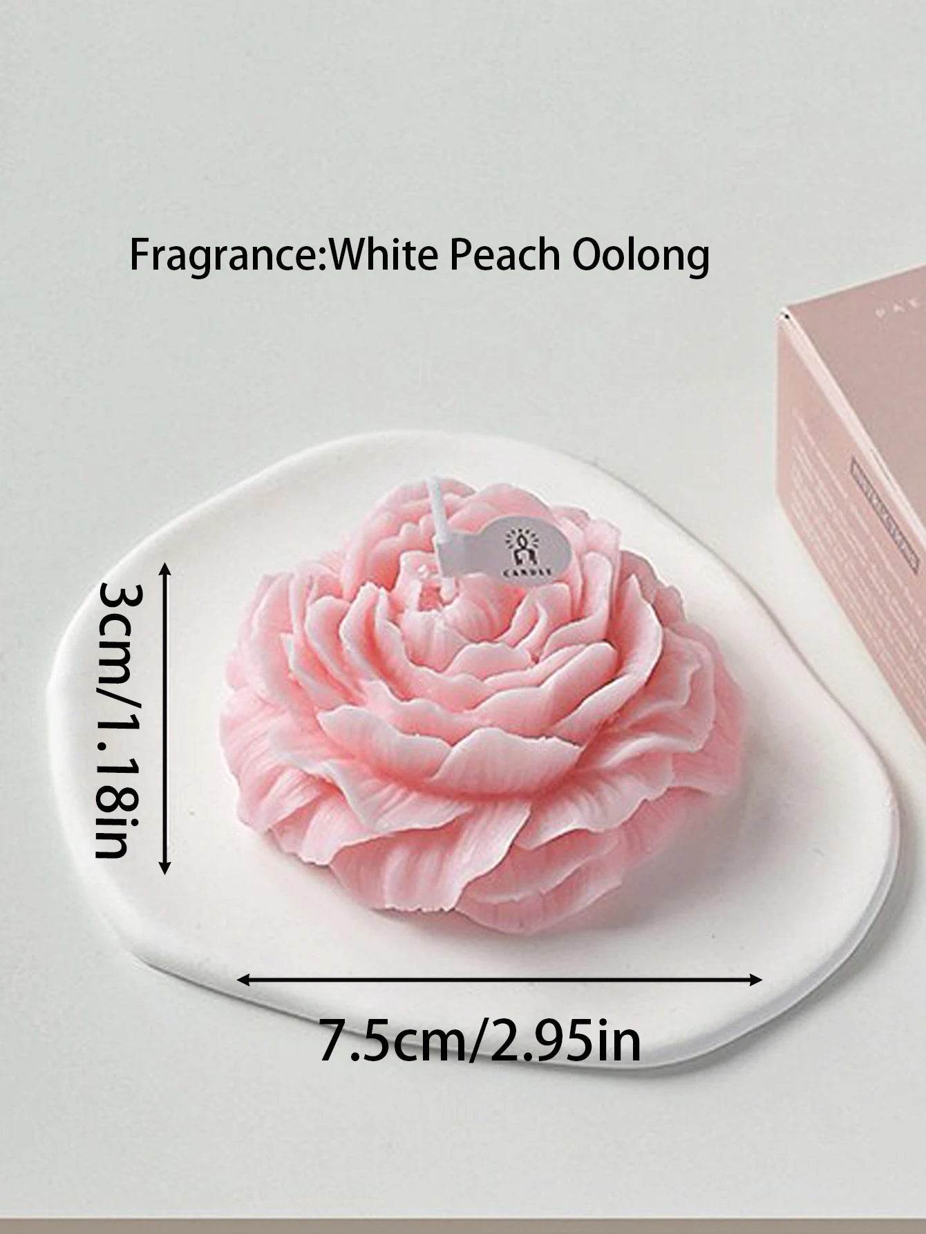3D Peony Aromatic Candle Creative Flower Shape - HORA GIFT
