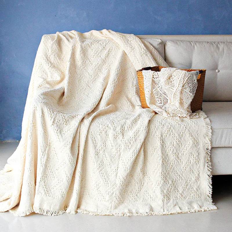 Nordic Sofa Throw Blankets Outdoor Camping Picnic Large Blanket - HORA GIFT