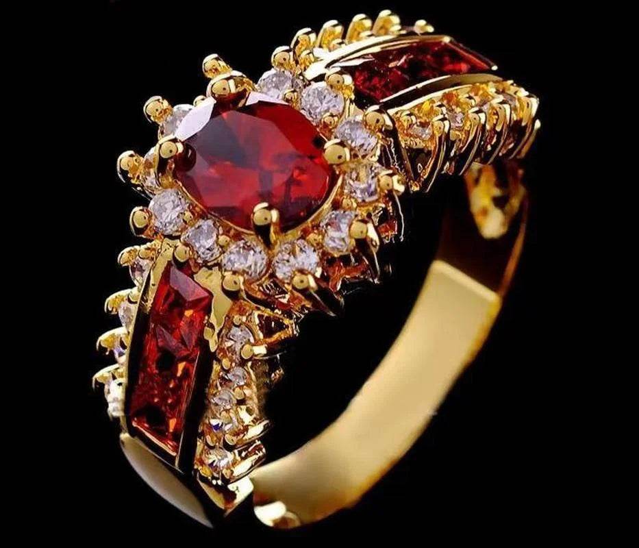 Luxurious Blue Red Zircon - HORA GIFT