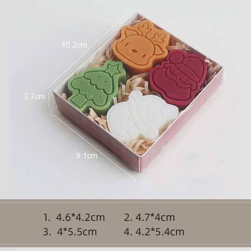 Creative Christmas Snowman Gingerbread Man Christmas Candle Aromatherapy - HORA GIFT