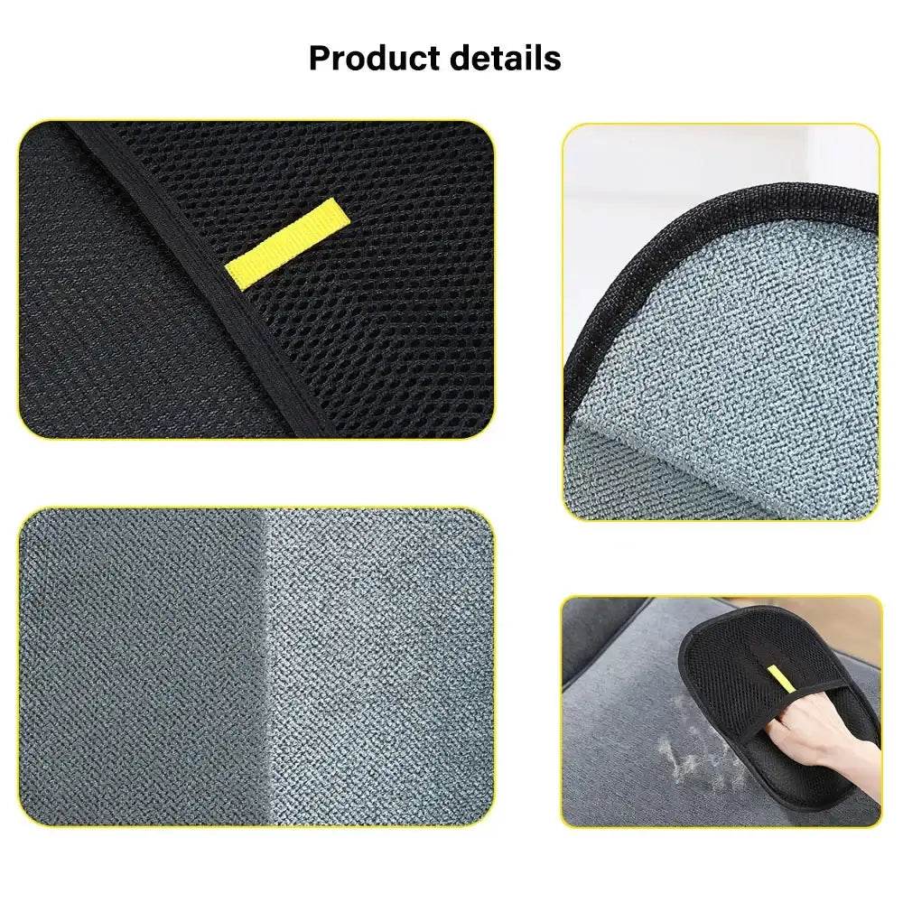 Pet Grooming Gloves Static Dedusting Brush Pet Hair Remover - HORA GIFT