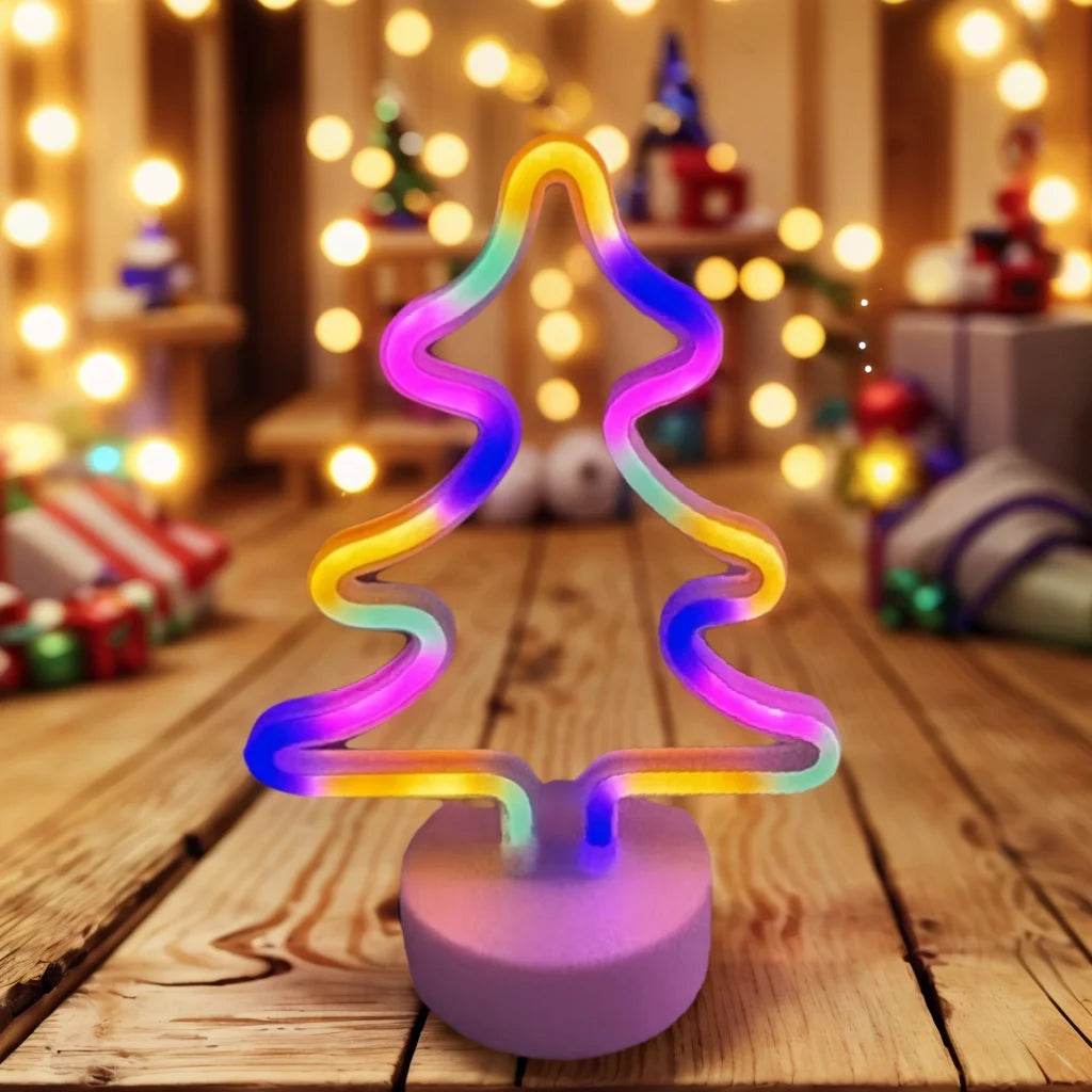 Christmas Decorative Lights, Elk Santa Claus Cute Led Lights, USB or Battery Powered - HORA GIFT