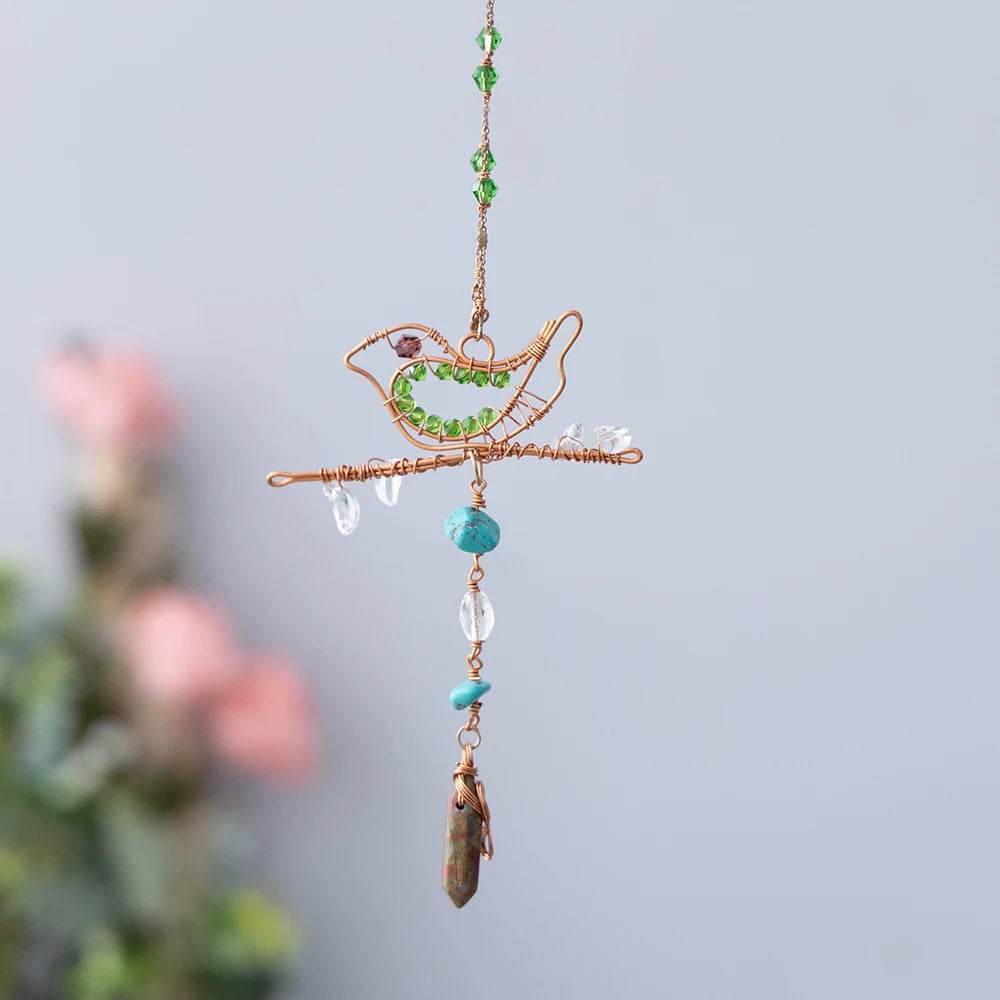 Crystal Wind Chime Suncatcher - HORA GIFT